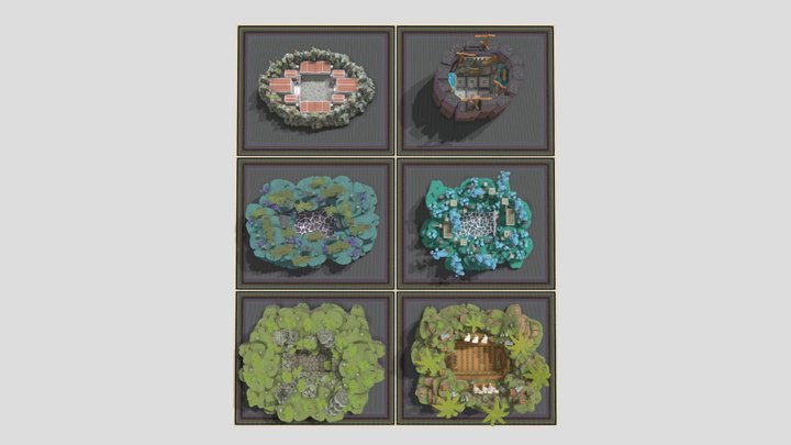 15 Arena Pack - Part 2 3D Model