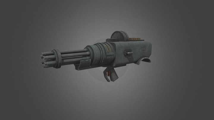 Star Wars: Z-6 Chaingun 3D Model