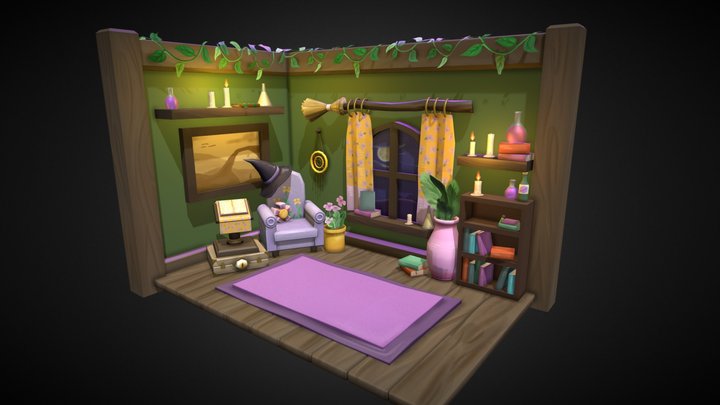 Witch's Nook 3D Model