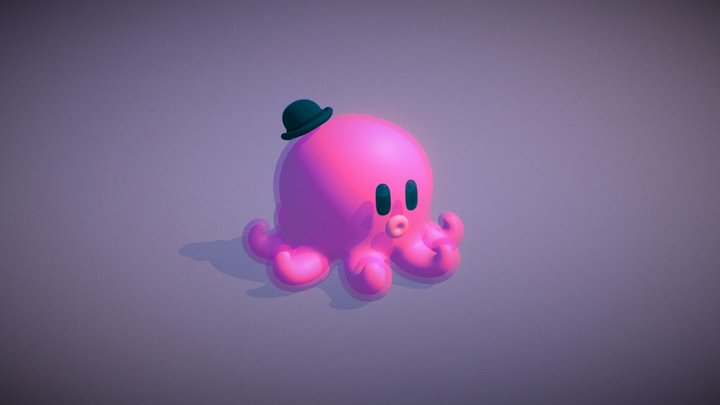 Octy the Octopus 3D Model