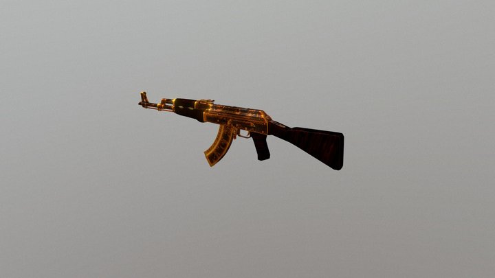 AK-47 | Incandescent v.3 3D Model