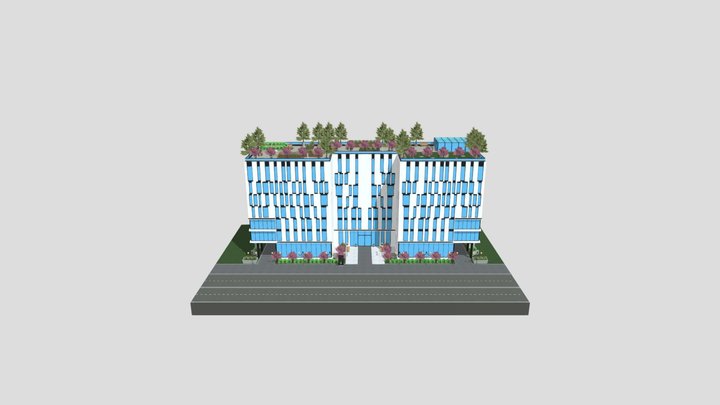 Высокополигональная модель, Большой  Тишкинский 3D Model