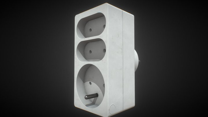 Power Strip 3D Model