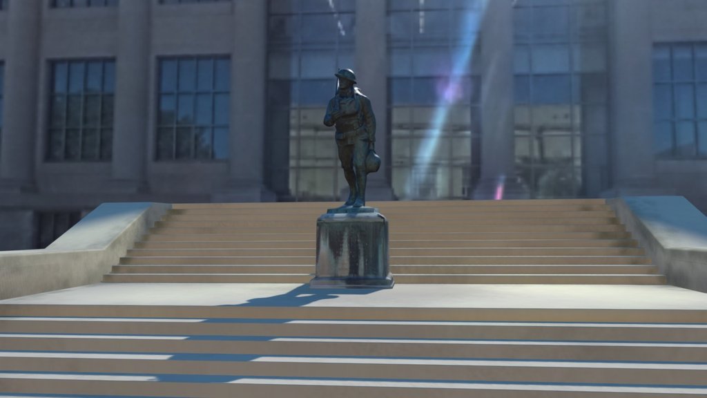 Doughboy And Stairs 3D model by JonnyReverb [9dc7e94] Sketchfab