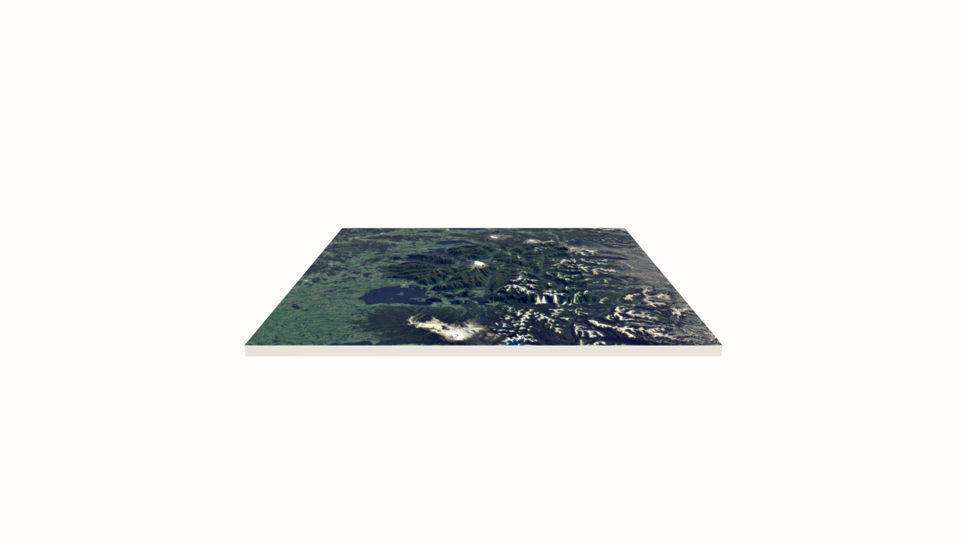 MODELO 3D MOCHO CHOSHUENCO, PANGUIPULLI