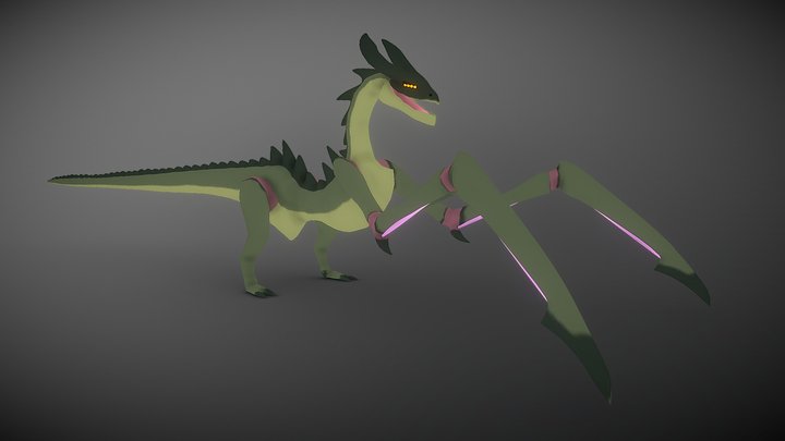 Mantis Dragon 3D Model