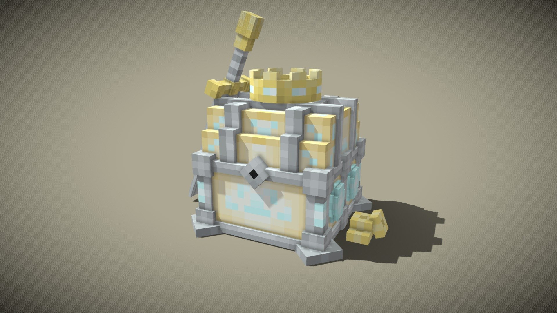 Box diamond - 3D model by Mr.Cat (@MoneYPE) [9dc906e] - Sketchfab