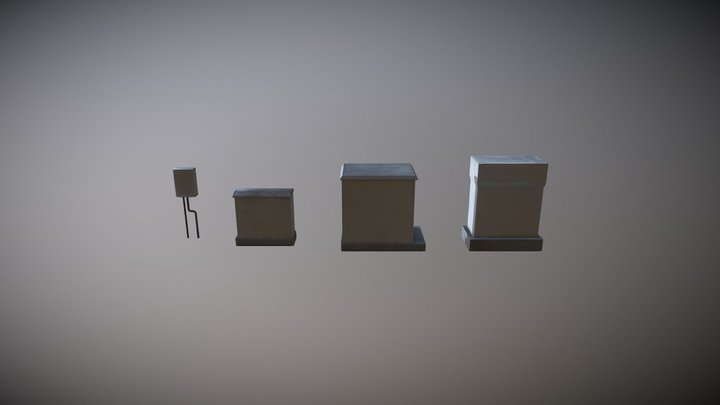 Power Cabinets 3D Model