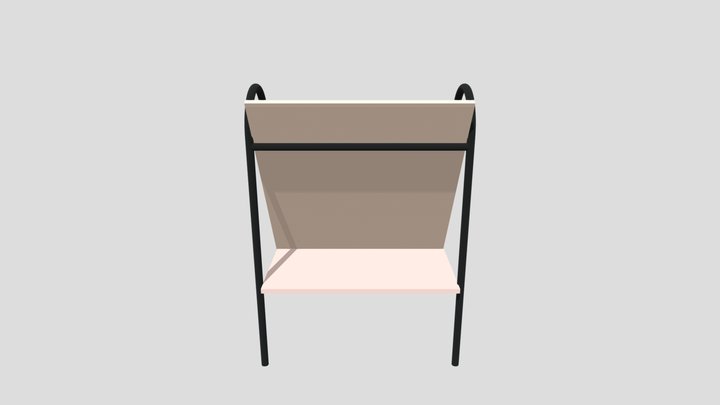 Cafe Chair 2 3D Model