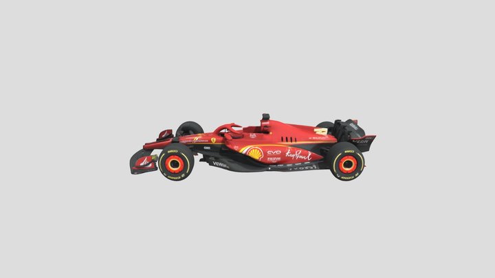 Scuderia Ferrari SF-24 Formula 1 2024 3D Model
