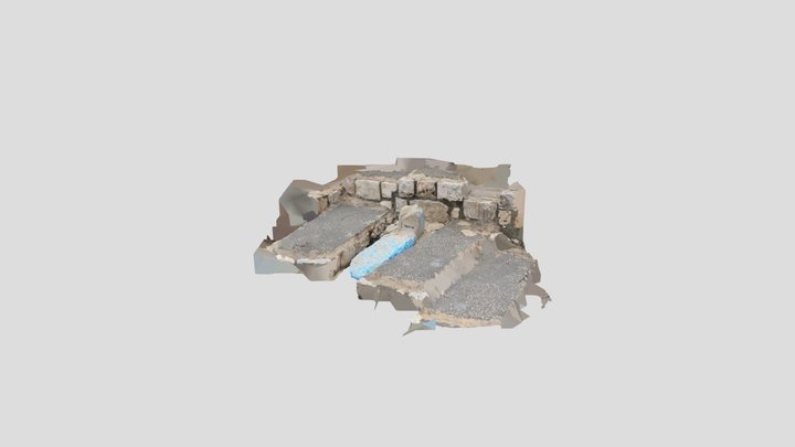 מצבה עלומה בצפת 3D Model