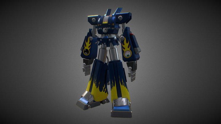 Megas XLR (No Car Head) 3D Model