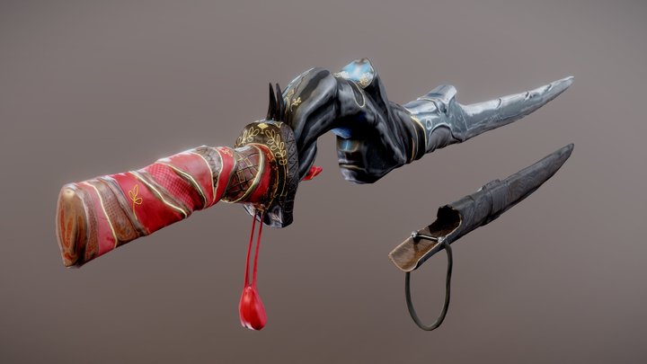 Zhemin_terKuile_AdvancedSculpture_Weapon 3D Model