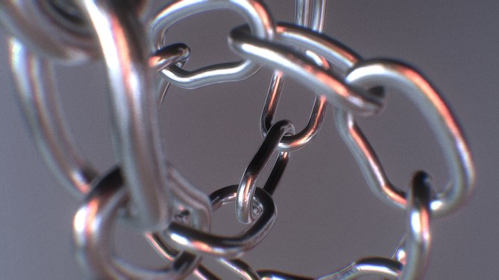 Moving Chains 3D Model