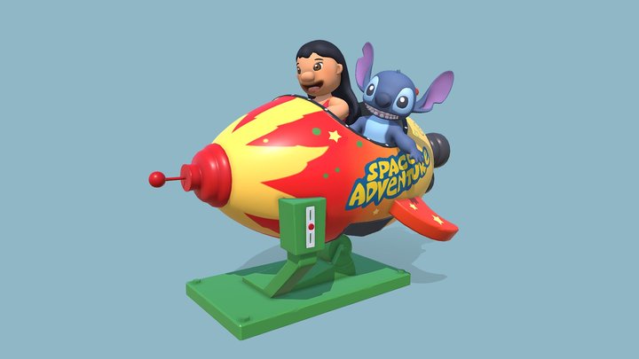 Lilo and Stitch 3D Model