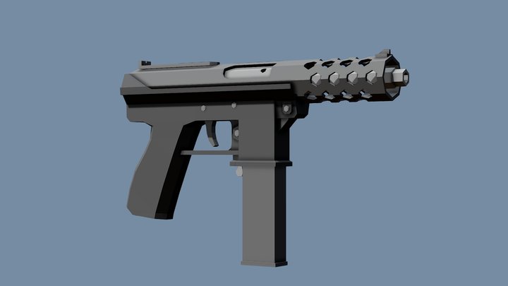 Low-Poly Tec-9