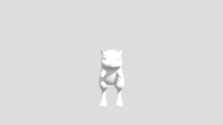 Kangaroo Rat 3D Model