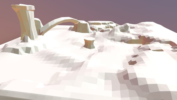 Rocky-levels 3D Model