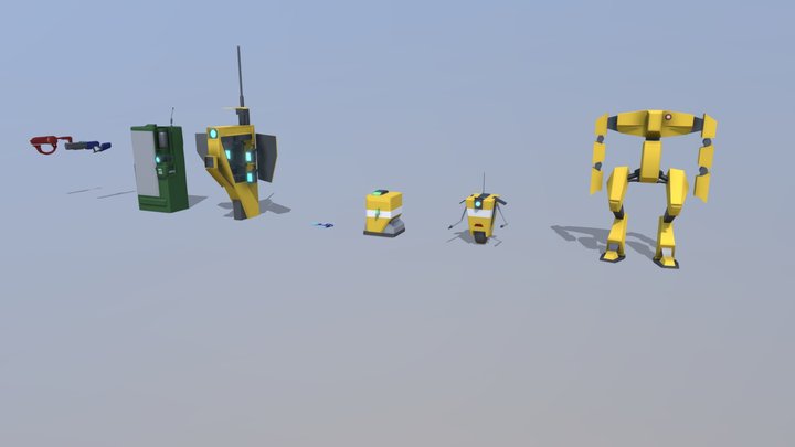 Borderlands draft homework 3D Model