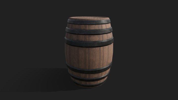 Barrel 3D Model