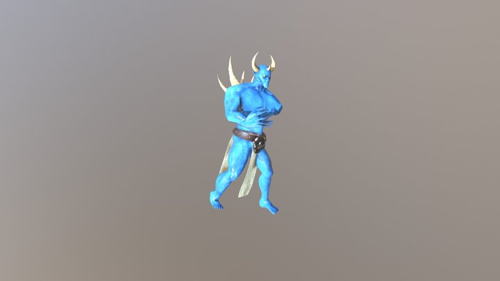 Demon Character from I Scry 3D Model