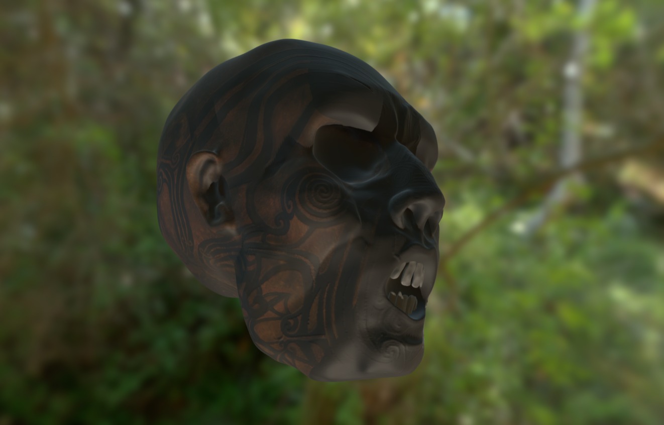 Mokomokai Download Free 3D model by themattpeterson [9dd1c2b] Sketchfab