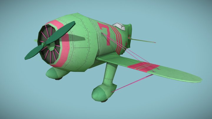 Flying Circus Assignment - 1932 Gee Bee R-2 3D Model