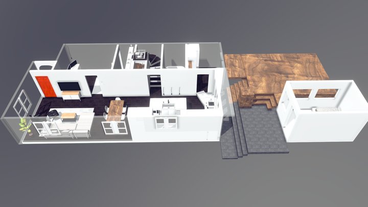 Interior Remodel - Island Sink 3D Model