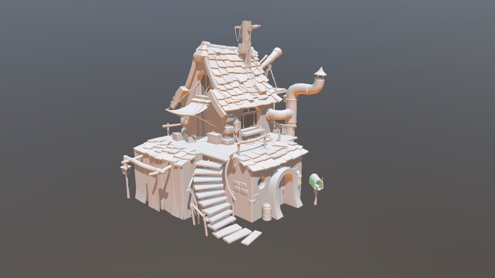 Inventor's house 3D Model