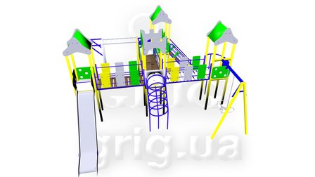 3402 ИК Замок 3D Model