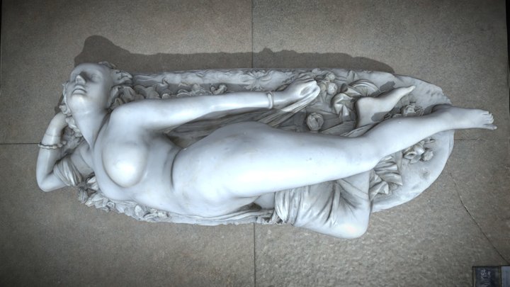 Fille Au Serpent V2 3D Model