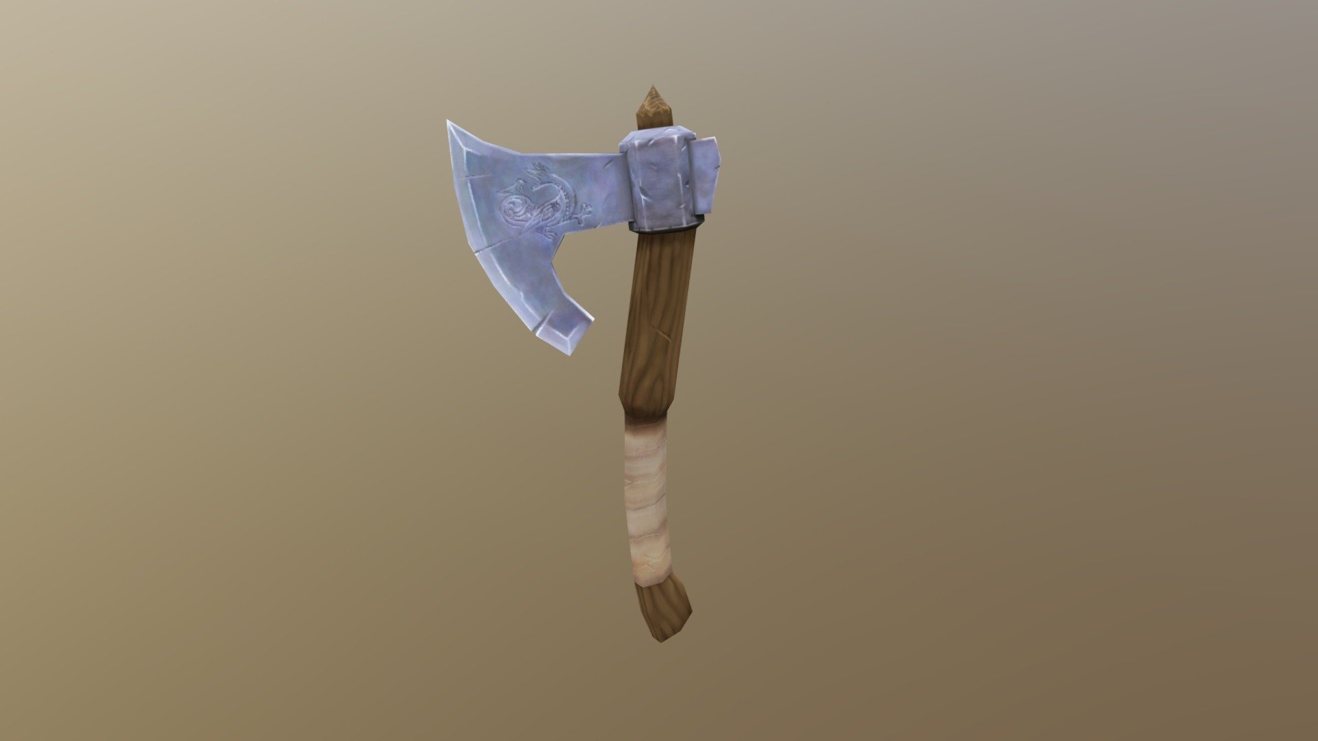 Texture Painting an Ax Exercise - 3D model by Stag (@steasaurus ...