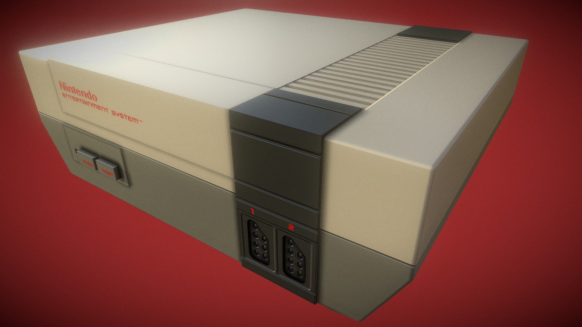 NES 3D model by Glennosaurus (ghilby) [9dd511d] Sketchfab