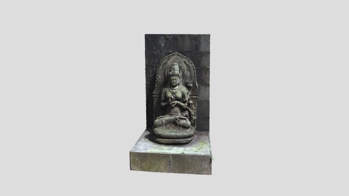 Bodhisattva Prajñāpāramitā Statue 3D Model