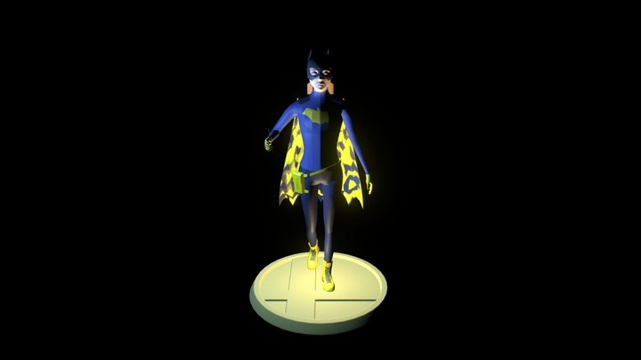 BatGirl 3D Model