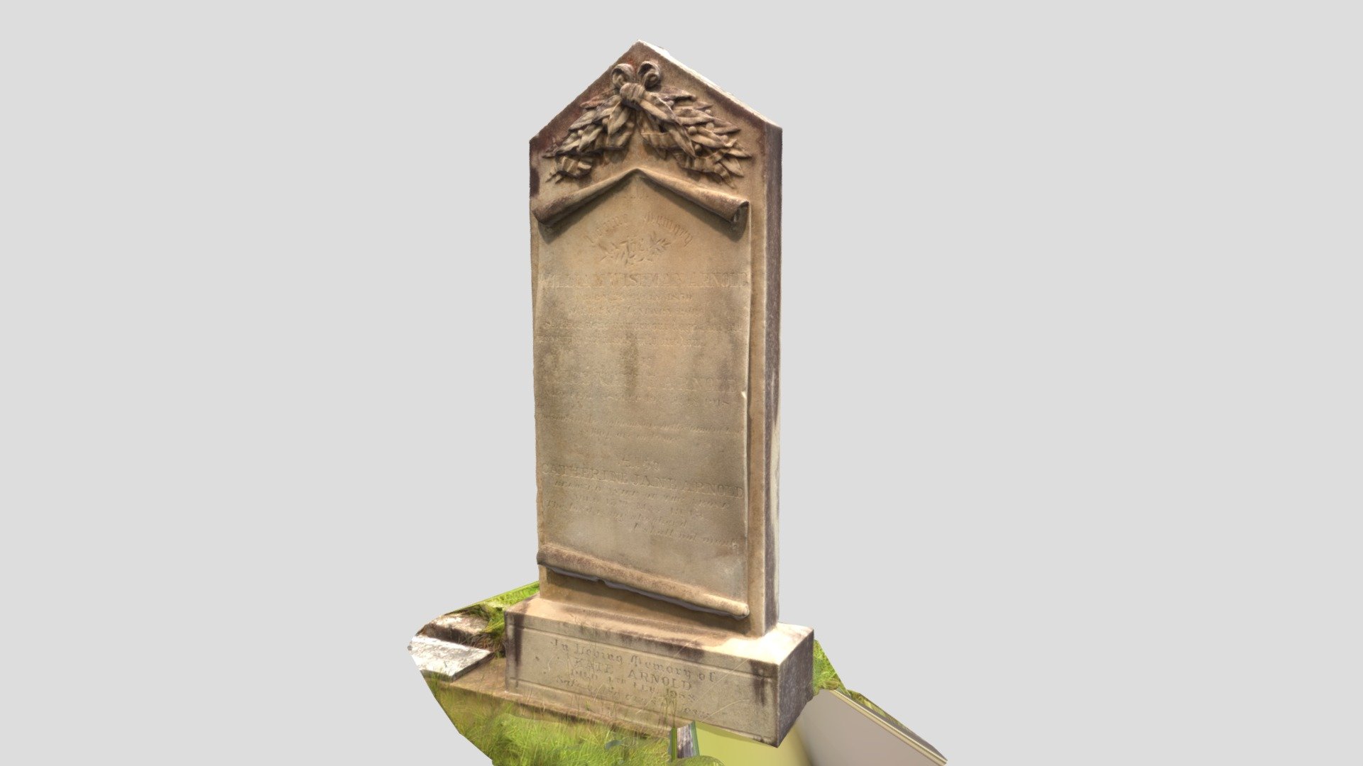 Carved headstone - Rookwood Cemetery  Sydney.