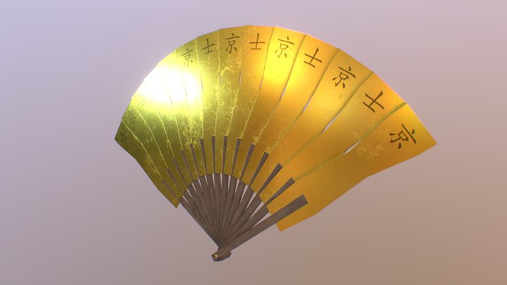 Avatar - Kyoshi Fan 3D Model