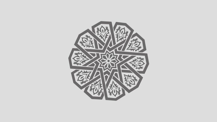 Islamic pattern 3D Model