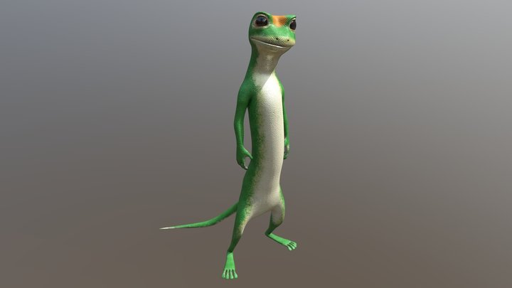 Gecko 3D Model