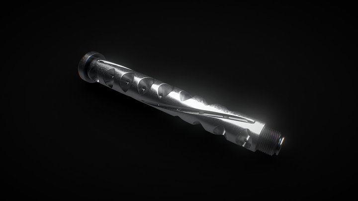 Silencer Internal Components 3D Model