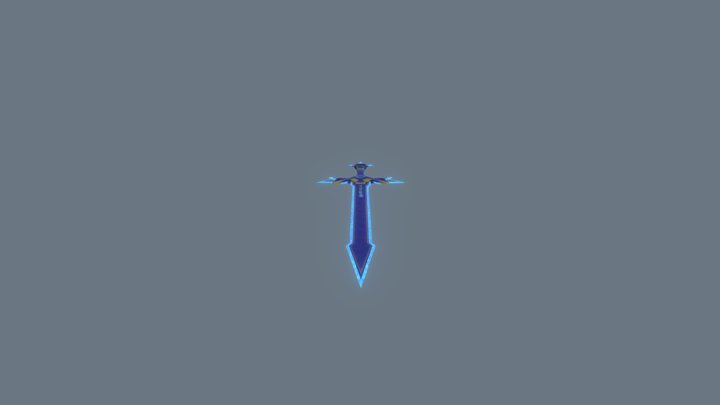 Stylized Sword 3D Model