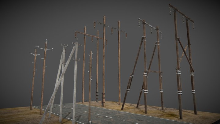 Power Line Pack 3D Model