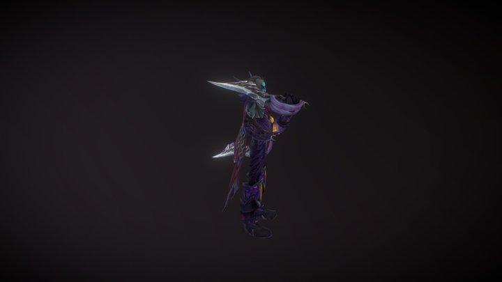 Melgeux, the Crow 3D Model