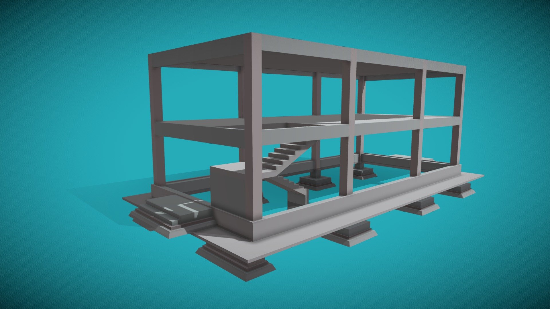 КПП_ВМТП - 3D model by Владимир Казанцев (@Voldemar) [9dd9e65] - Sketchfab
