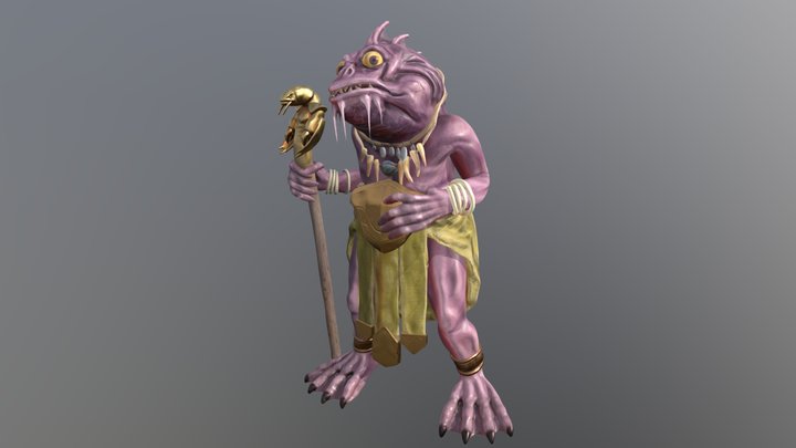Kuo-toa Archpriest 3D Model
