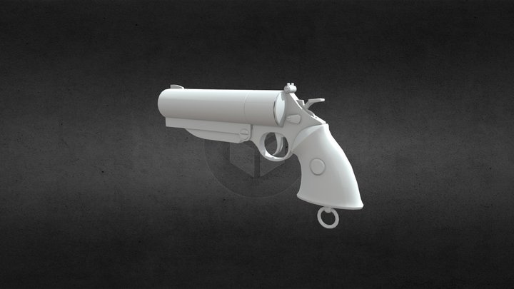 "The Good Samaritan" - Hellboy revolver 3D Model