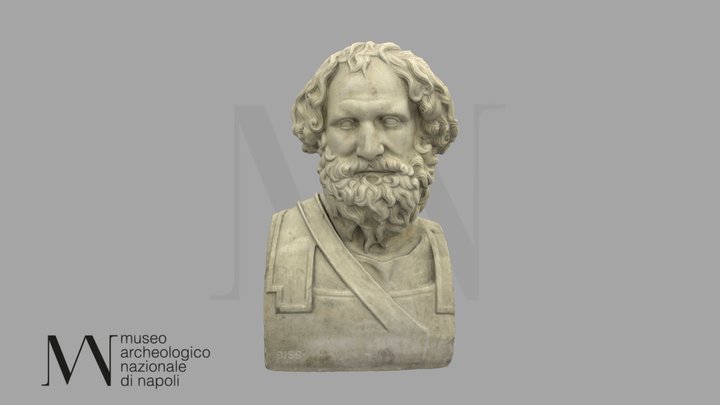 Erma virile - Archidamo III -  Inv. 6156 3D Model