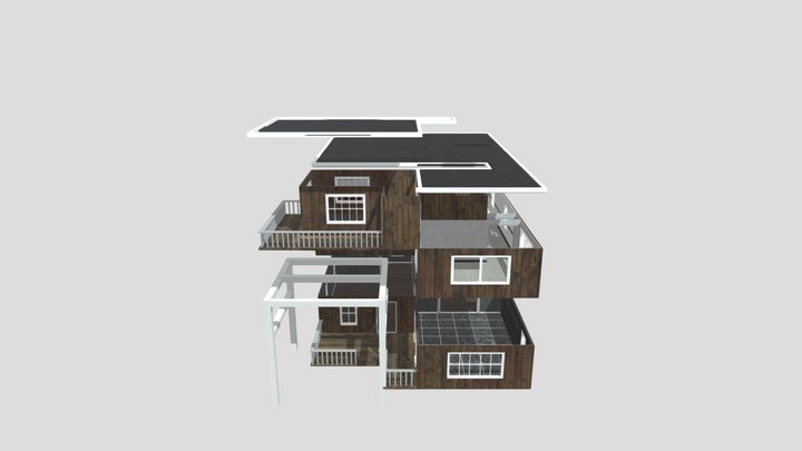 Tiny Mansion Model1 3D Model