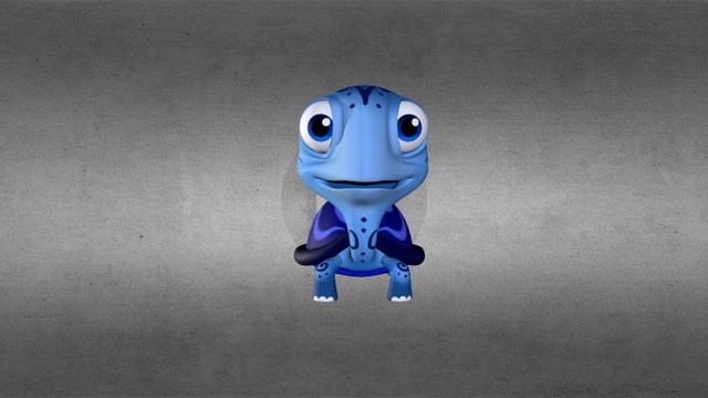 Cartoon Turtle - Honu 3D Model