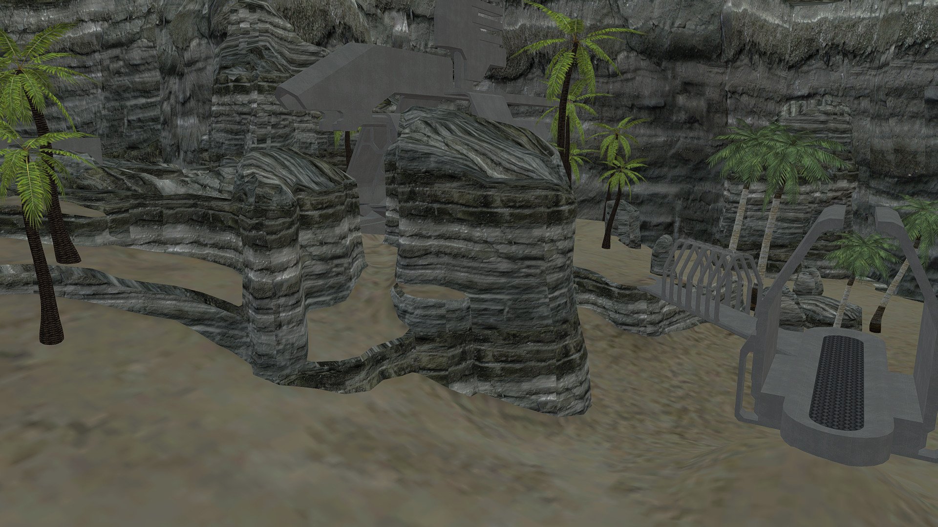 Halo 3>Multiplayer>Recon>Beachhead — Sketchfab embed 3D viewer